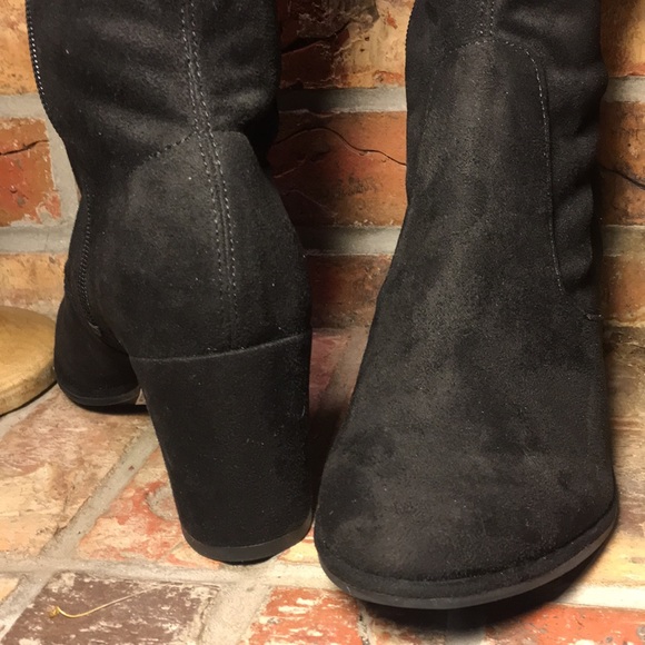 NWOB Marc Fisher Over the Knee Faux Suede Boots - Picture 6 of 8